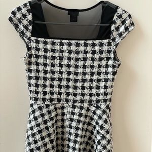 Rue21 black and white plaid dress